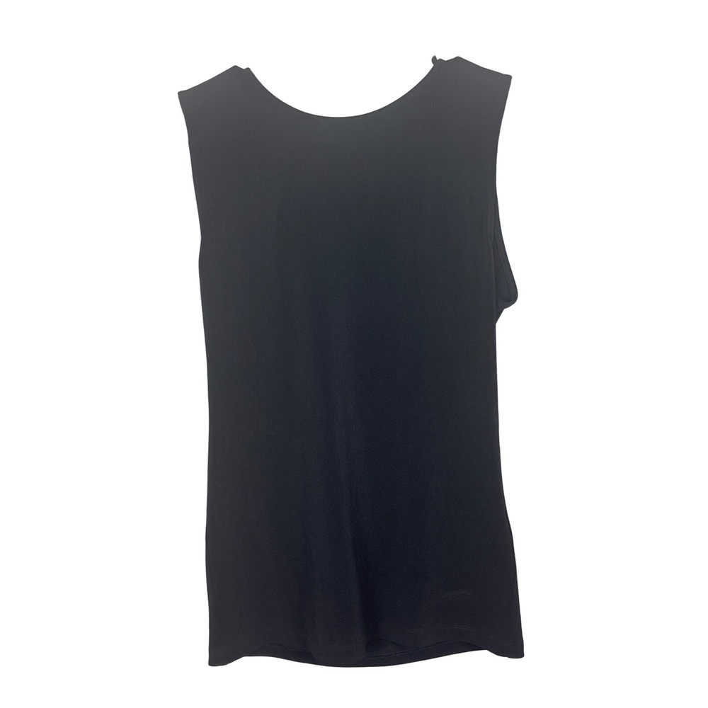 Alice + Olivia Stacey Bendet Bow Black Tank Medium